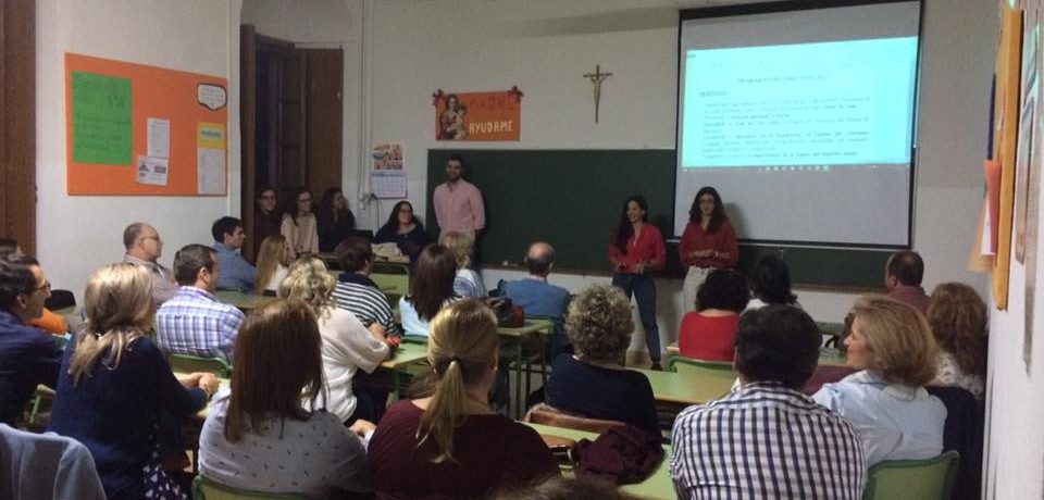 Primera reunión con los padres de Grupos CORDARE (2º Bachillerato)
