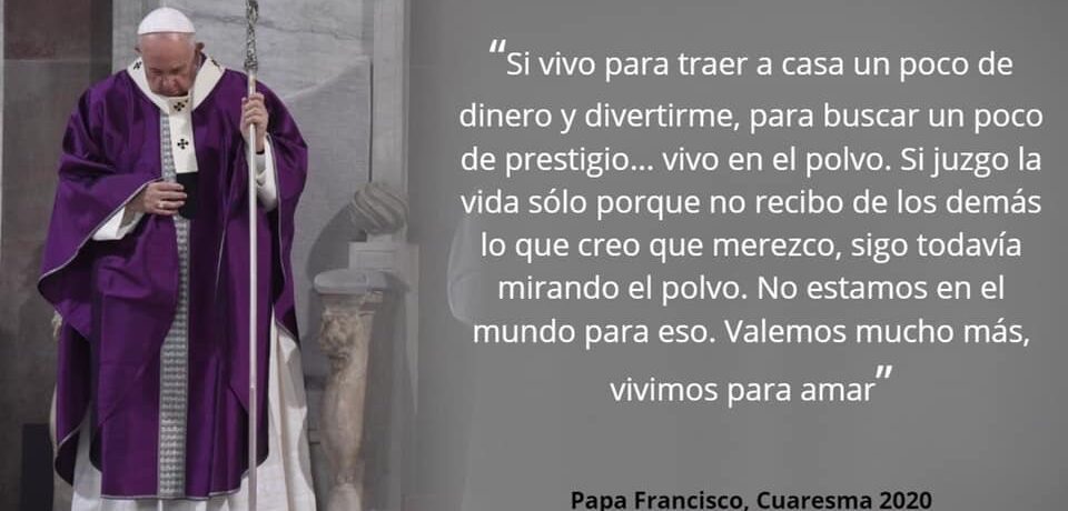 Reflexiones del Papa Francisco en el miércoles de ceniza
