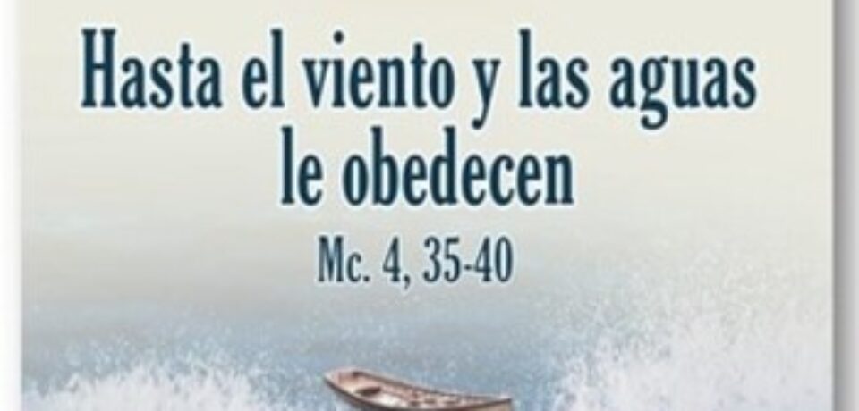 El domingo de la tempestad calmada 12º T. Ordinario ciclo B