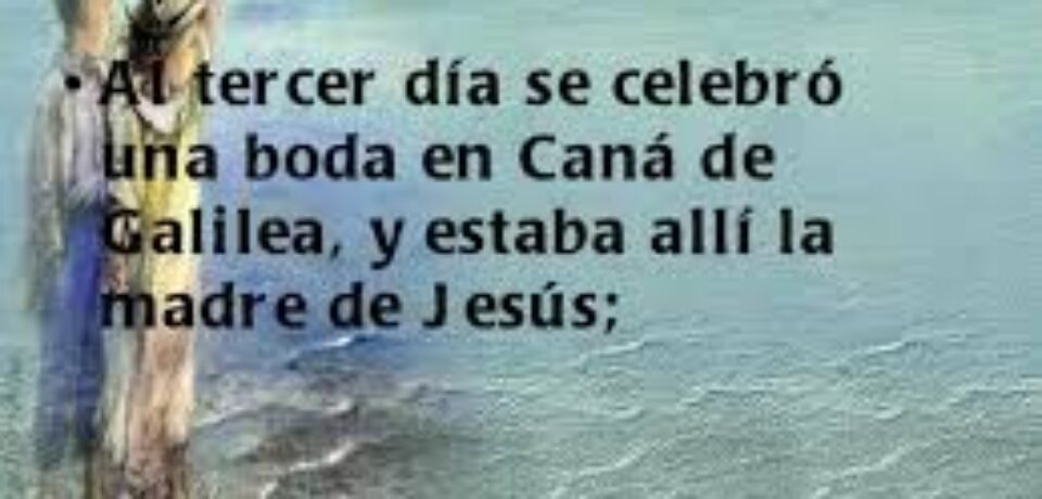 El domingo de las Bodas de Cana 2º TO ciclo C